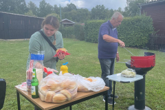 Und später glüht der Grill doch noch im Freien 